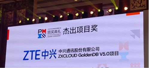 中兴通讯GoldenDB荣膺2020年PMI中国项目管理大奖，通讯产品研发再创佳绩
